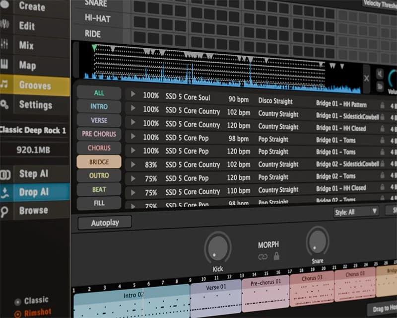 Groove AI Engine interface